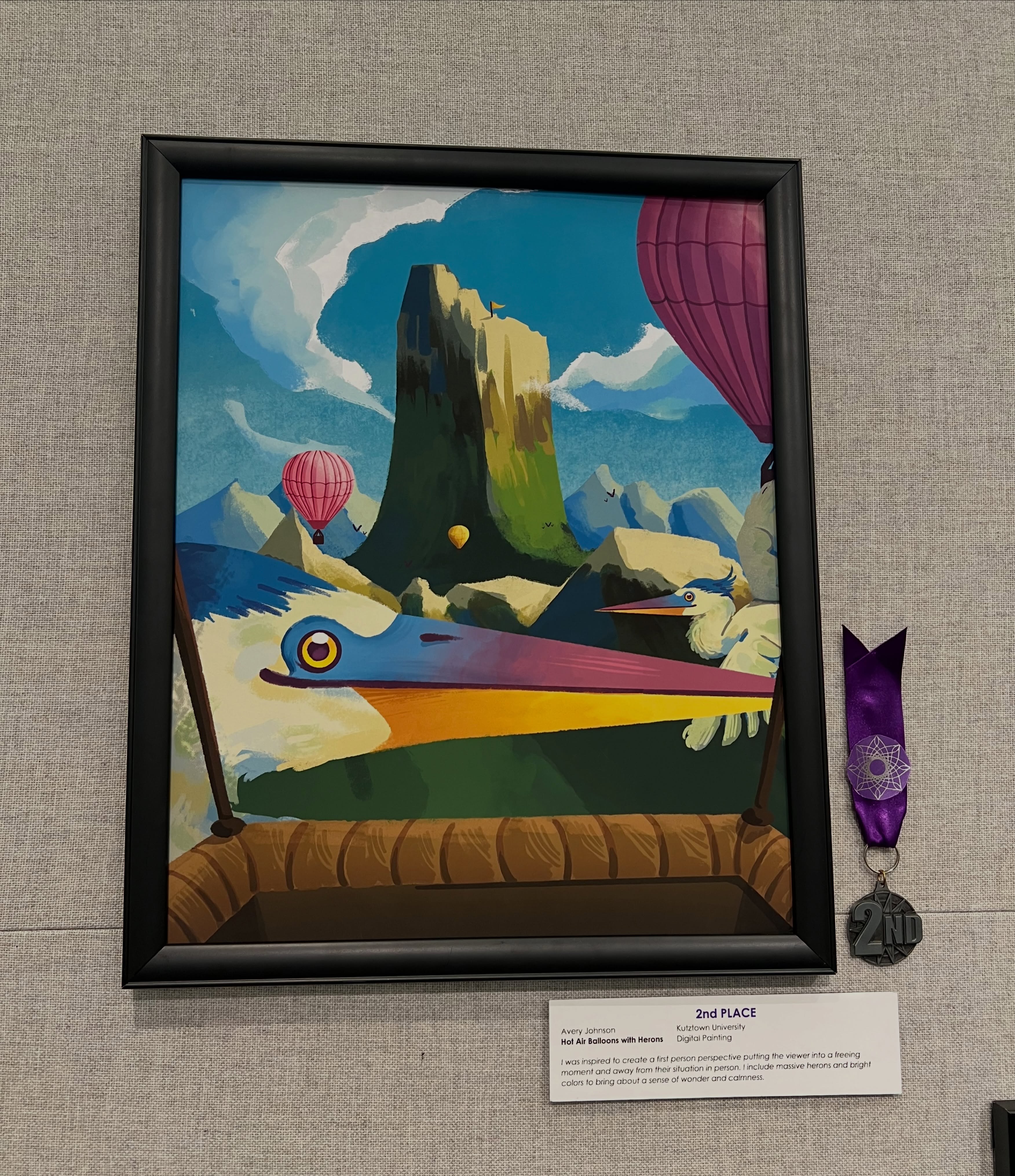 Congratulations to Avery Johnson on receiving 2nd Place in the 16th Annual Hope & Healing Juried Art Show Awards! 🎉👏

Avery’s work is currently on display at the Allentown Art Museum in the lower-level Community Room as part of the Hope & Healing show, which will be on view through August 9.