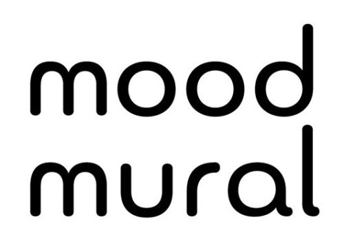 Mood Mural logo in black lowercase text on white background